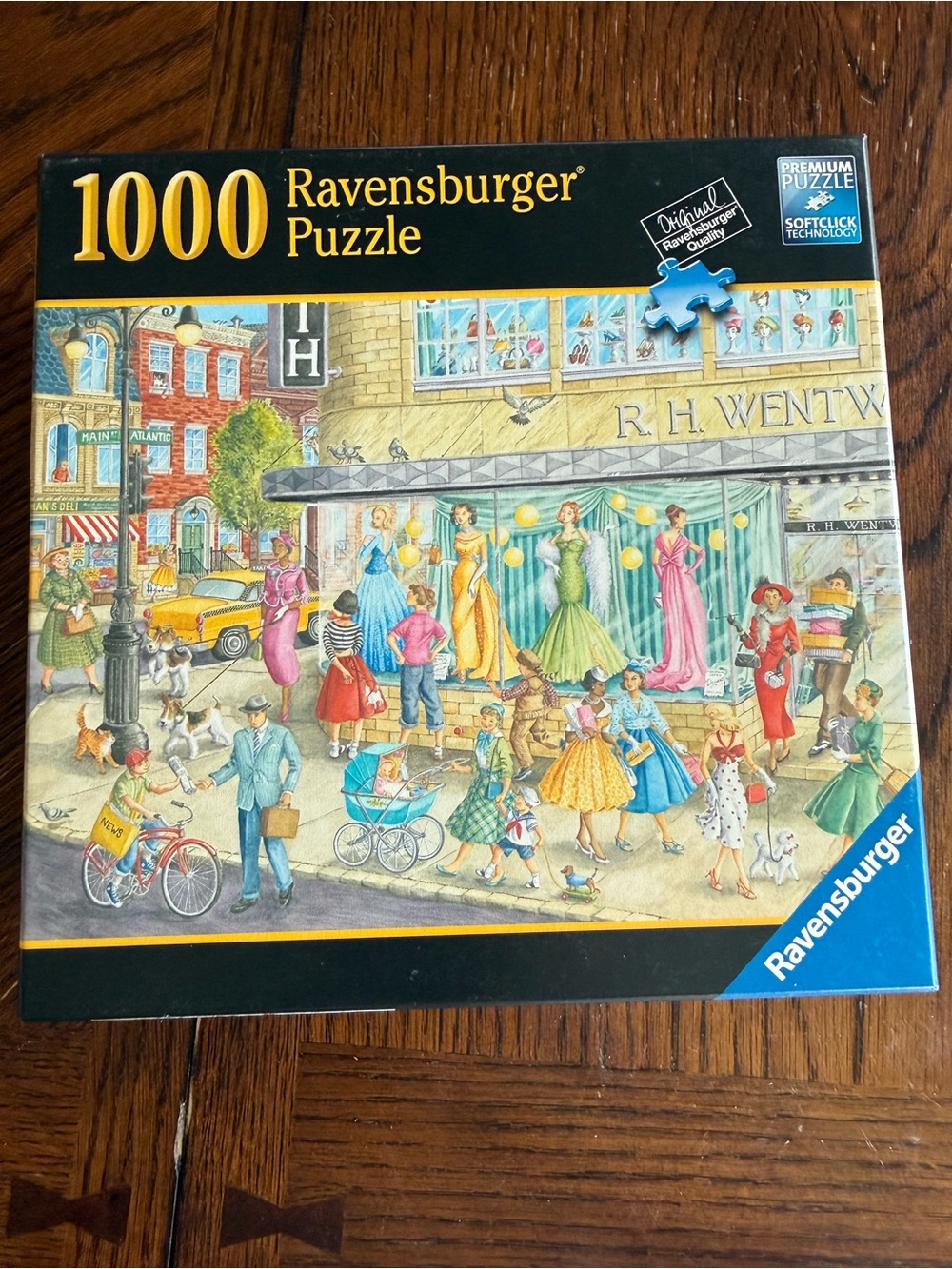 Ravensburger 1000 piece premium Window Shoppers jigsaw puzzle COMPLETE